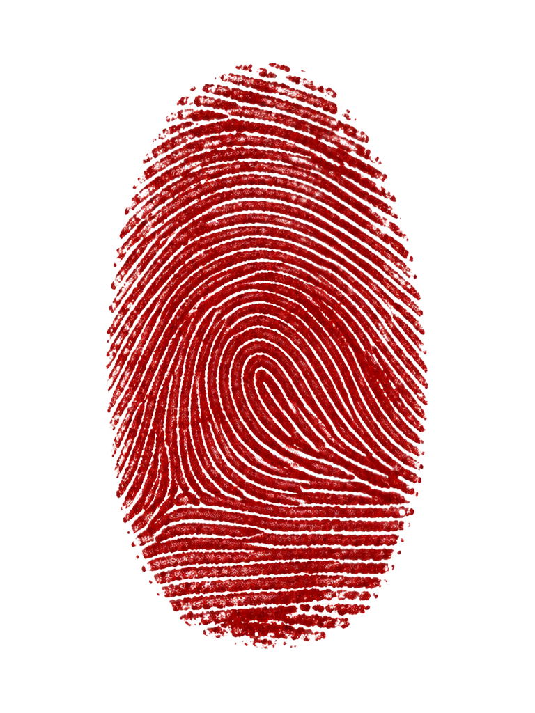 Red thumbprint